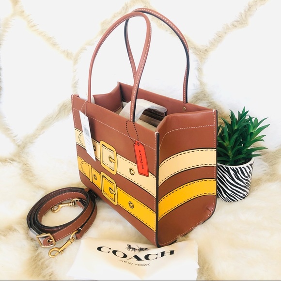 Coach Cashin C9814 Carry 22 Trompe L'oeil Print - Spring 2022 Runway Collection - Picture 4 of 14